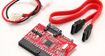 1 x 2-in-1 IDE zu SATA/SATA zu IDE Konverter Adapterunterstützung ATA 100/133 für 3,45 Euro inklusive Versand