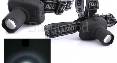 1 x 3W 100Lm LED Kopflampe/Stirnlampe für 3,99 Euro inklusive Versand