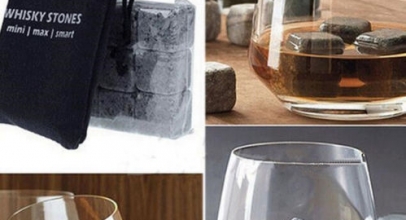 9x Stein-/Kühlwürfel mit Aufbewahrungsbeutel für 4,03€ inkl. Versand