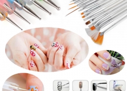 20-teiliges Nagelkunst-Design Set für 2,99€ inkl. Versand