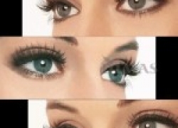 10 Paar schwarze künstliche lange Wimpern ab 1,00€ inkl. Versand