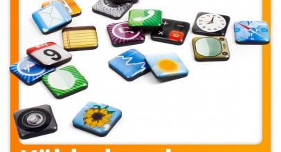 18x Kühlschrankmagnete im App-Design für 4,90€ inkl. Versand