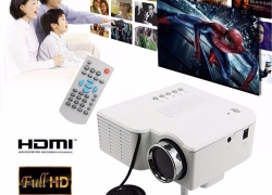 Tragbarer Mini HD 1080P LED Projektor Heimkino LCD Beamer für 31,95€ inkl. Versand