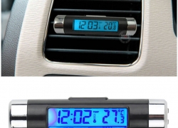 1 x LCD Digital-Uhr mit Temperaturanzeige und blauem Hintergrund-Beleuchtung für 2,65 Euro inklusive Versand
