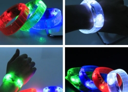 LED Leuchtarmband mit Soundsteuerung für 1,39€ inkl. Versand