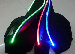 Blinkende LED-Faseroptikkappe für 4,70€ inkl. Versand