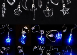 LED Halskette mit verschiedenen Anhängern für 1,19€ inkl. Versand