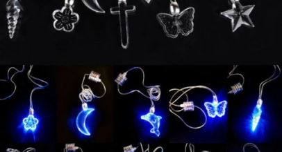 LED Halskette mit verschiedenen Anhängern für 1,19€ inkl. Versand