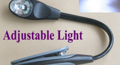 LED Leselampe/Klemmleuchte für Amazon Kindle1/2/3/4 und andere eBook-Reader für 1,75€ inkl. Versand