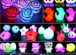 LED Nachtlicht – Pilz Stern Ferkel etc. Touch Lampe für 1,19€ inkl. Versand