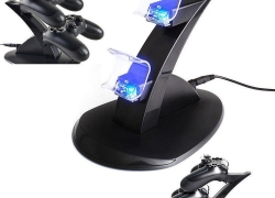 Duale PS4 Controller LED Ladestation + USB-Kabel für 6,88€ inkl. Versand