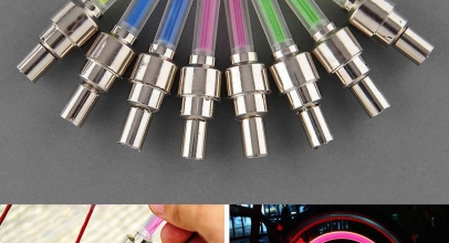 2x LED Fahrrad Ventilkappe für 1,00€ inkl. Versand