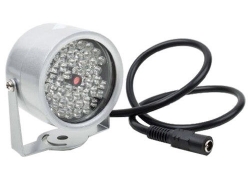 1 x 48 LED Infrarot Scheinwerfer/Nachtsicht für Überwachungskamera nur 5,65€ inkl. Versand