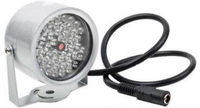 1 x 48 LED Infrarot Scheinwerfer/Nachtsicht für Überwachungskamera nur 5,65€ inkl. Versand