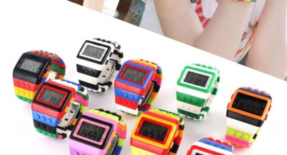 Kinder Silikon Armbanduhr im „Legostein-Design“ für 3,99€ inkl. Versand