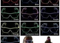 LED Glow Partybrille/Leuchtbrille für 3,68€ inkl. Versand