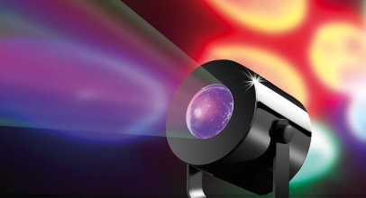 Lunartec Mobiles Mini-LED-Discolicht mit Batterie-Betrieb für 12,85€ inkl. Versand