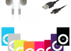 1 x Mini Aluminium MP3-Player mit LCD Display, Clip-Funktion + Kopfhörer + Mini USB Ladekabel für  4,89 Euro inklusive Versand