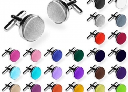 1 Paar Seidenkopf Manschettenknöpfe für 1,00 Euro inklusive Versand