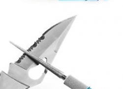 Stiftförmiger Wellenschliff Diamant Messerschleifer für 2,61€ inkl. Versand