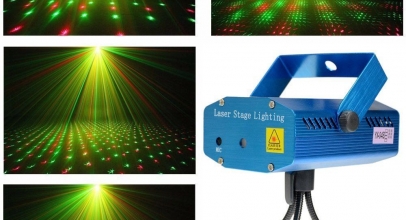 Mini Disco Laser Projector Licht mit Stativ für 11,99€ inkl.Versand