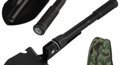 Mini Klappspaten/Schaufel/Hacke/Säge Set für 7,21€ inkl. Versand