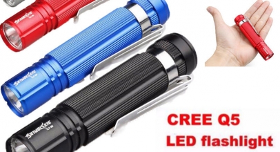 Wasserdichte CREE Q5 LED 1200LM  7W Mini Taschenlampe für 1,49€ inkl. Versand