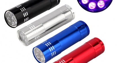 UV-9 LED-Licht mit praktischer Trageschlaufe für 1,03€ inkl. Versand