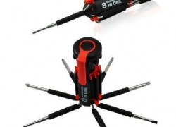 8-in-1 Schraubendreher Set + LED Taschenlampe für 6,99€ inkl. Versand