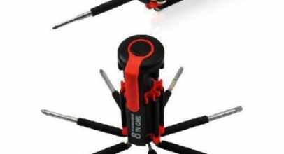 8-in-1 Schraubendreher Set + LED Taschenlampe für 6,99€ inkl. Versand