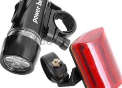 Multifunktionale LED Fahrradlampe mit Rückleuchte für 4,78€ inkl. Versand