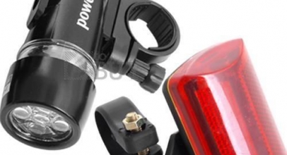 Multifunktionale LED Fahrradlampe mit Rückleuchte für 4,78€ inkl. Versand