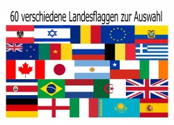 Verschiedene Nationalflaggen pro Stück für 4,99€ inkl. Versand