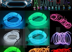 1/2/3/5m Flexibler Neon-Lichtschlauch + Controller ab 2,80€ inkl. Versand