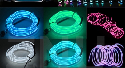 1/2/3/5m Flexibler Neon-Lichtschlauch + Controller ab 2,80€ inkl. Versand