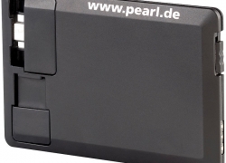 PEARL Notfall-Powerbank im Kreditkartenformat für Micro-USB-Geräte für 6,55€ inkl. Versand
