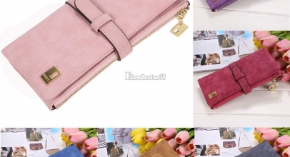 1 x Retro Nubukleder Reißverschluss Etui mit Wickeloptik für 5,98 Euro inklusive Versand