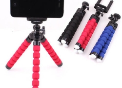 Universal Octopus Tripod/Stativanschluss + Kamera/Handy-Halter für 2,25€ inkl. Versand