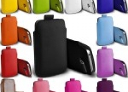Ultraslim PULL-TAB PU-Ledertasche für verschiedene Smartphone Modelle für 4,70€ inkl. Versand
