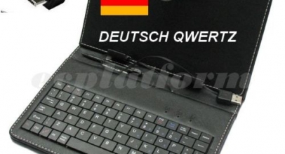 Micro-USB Tastatur PU-Ledertasche/Ständer für 7 Zoll Tablet PCs/PDAs für 8,99€ inkl. Versand