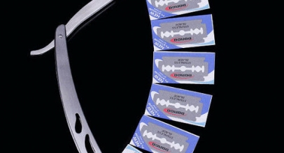 1 x Rasiermesser/Shavette + 10 Wechselklingen für 4,17 Euro inklusive Versand