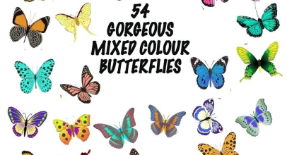 54x Essbare Tortendekoration “Schmetterlinge” für 4,14€ inkl. Versand