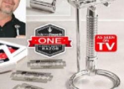 1 x Klassischer Micro-Touch-One Rasierer mit 12 Ersatz-Rasierklingen für 6,07 Euro inklusive Versand