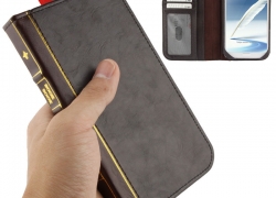 1 x Samsung Galaxy Note2 PU-Ledertasche Book Style mit Standfunktion für 17,95 Euro inklusive Versand