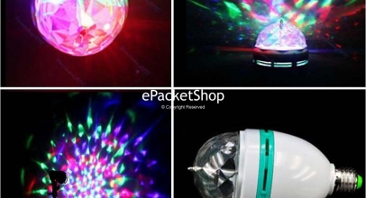 1 x E27 3W Rotierende LED-Lampe für 2,69 Euro inklusive Versand