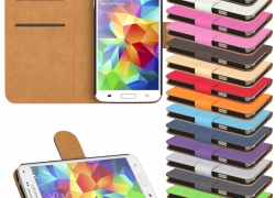 1 x Samsung Galaxy Wallet Ledertasche + Mikrofasertuch für 3,90 Euro inklusive Versand