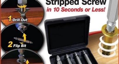 4-in-1 Schraubenausdreher für beschädigte Schrauben mit Box für 2,33€ inkl. Versand