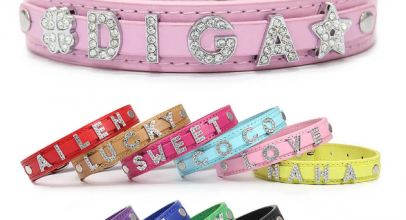 Bling Strass Haustier Halsband – verschiedene Größen und Motive mit 89% Rabatt!
