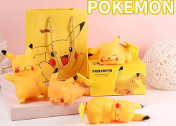Pokemon Pikachu Glowing Kinder Nachtlicht Batteriebetrieben mit 93% Rabatt!