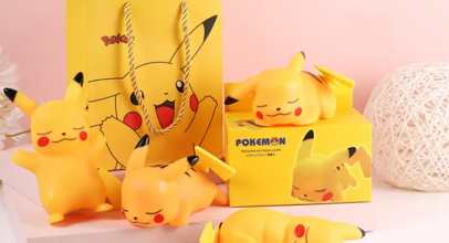 Pokemon Pikachu Glowing Kinder Nachtlicht Batteriebetrieben mit 93% Rabatt!
